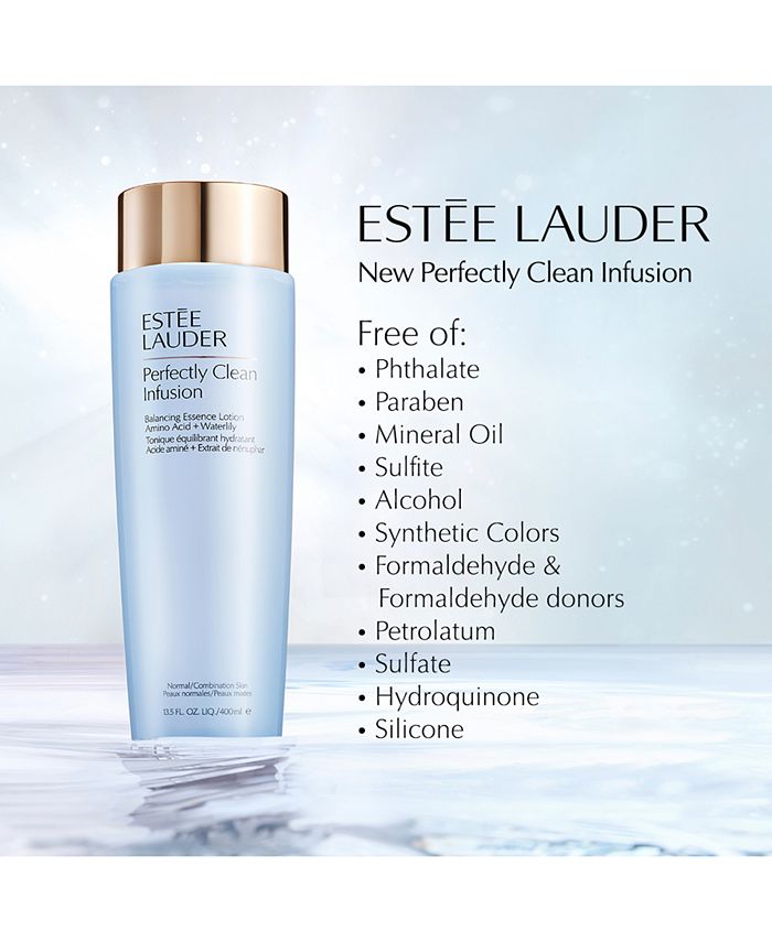 Estée Lauder Perfectly Clean Infusion Balancing Essence Lotion With Amino Acid & Waterlily, 13.5