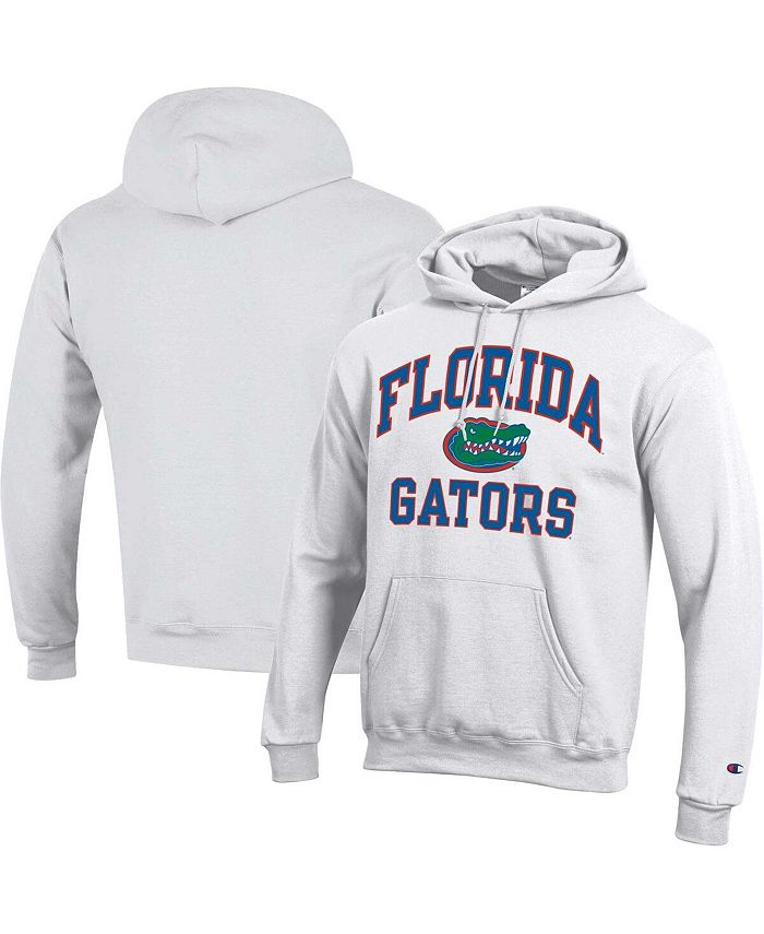 Champion Men s White Florida Gators High Motor Pullover Hoodie