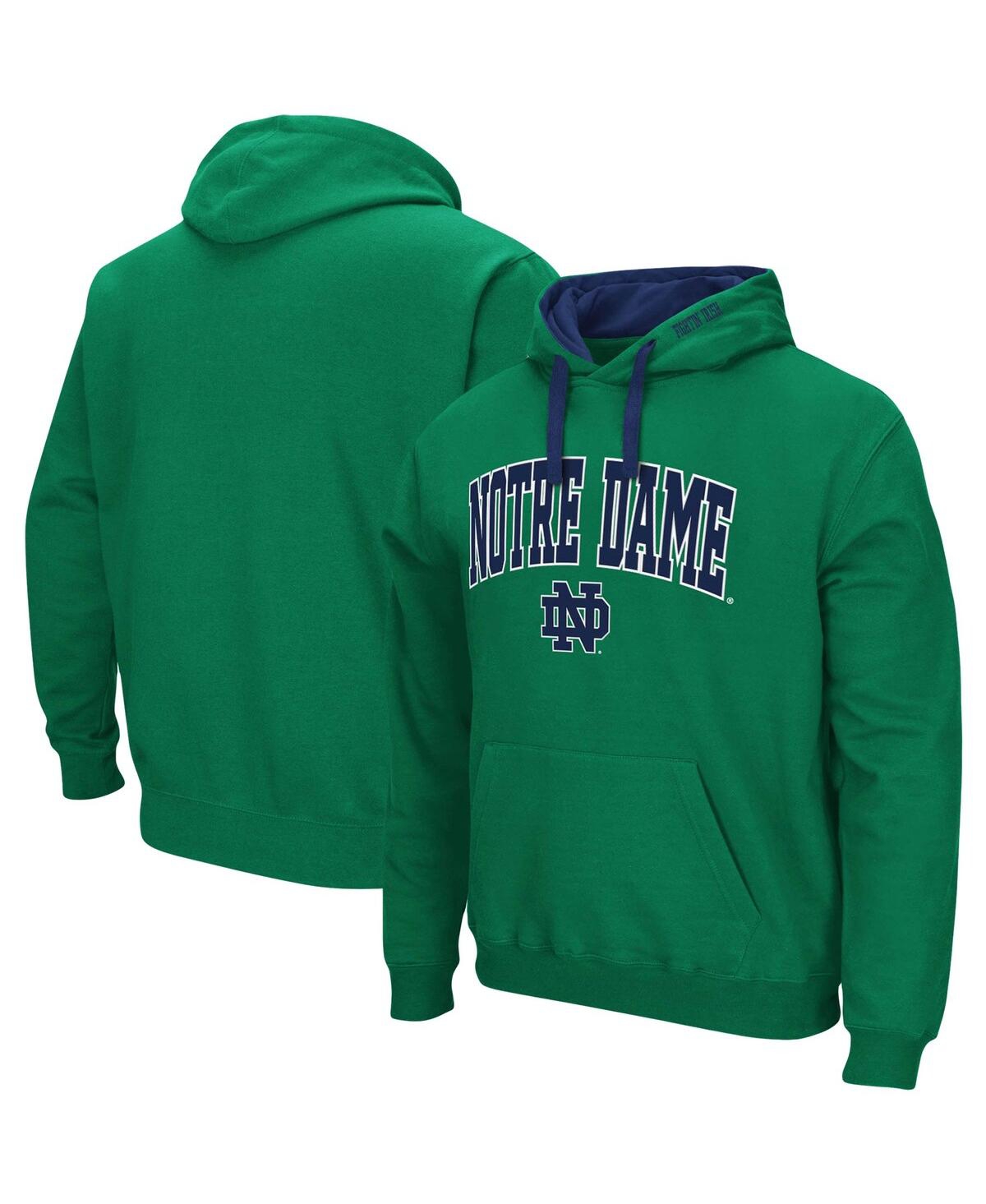 Colosseum Men's  Green Notre Dame Fighting Irish Big And Tall Arch And Logo 2.0 Pullover Hoodie