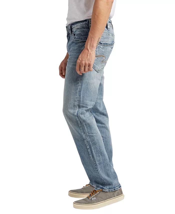 Men's Eddie Athletic Fit Tapered Jeans - thumbnail 3