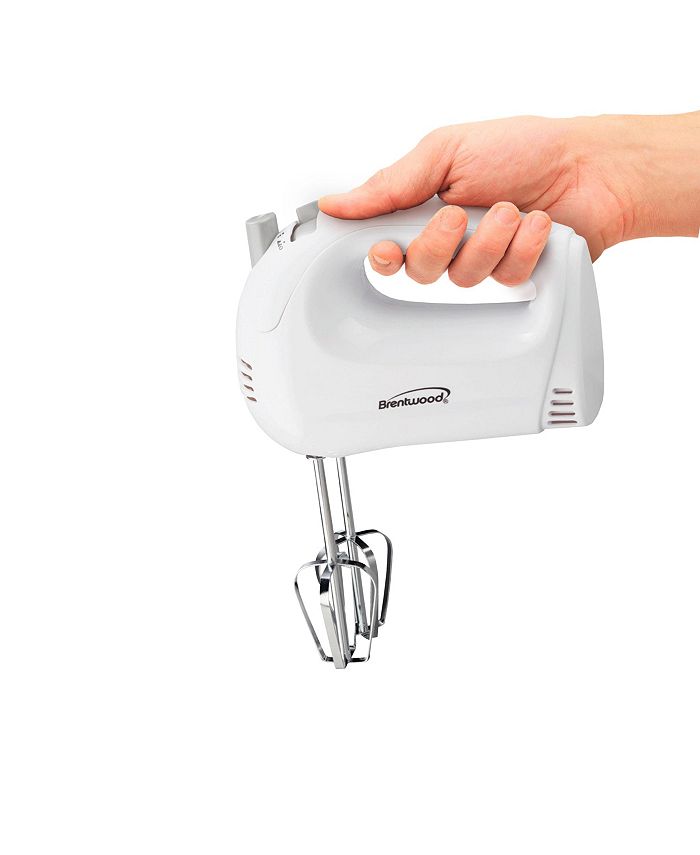 Brentwood Appliances Brentwood 5Speed Hand Mixer in White Macy's