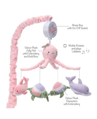 Sea Dreams Dolphin/Turtle Musical Baby Crib Mobile Soother Toy