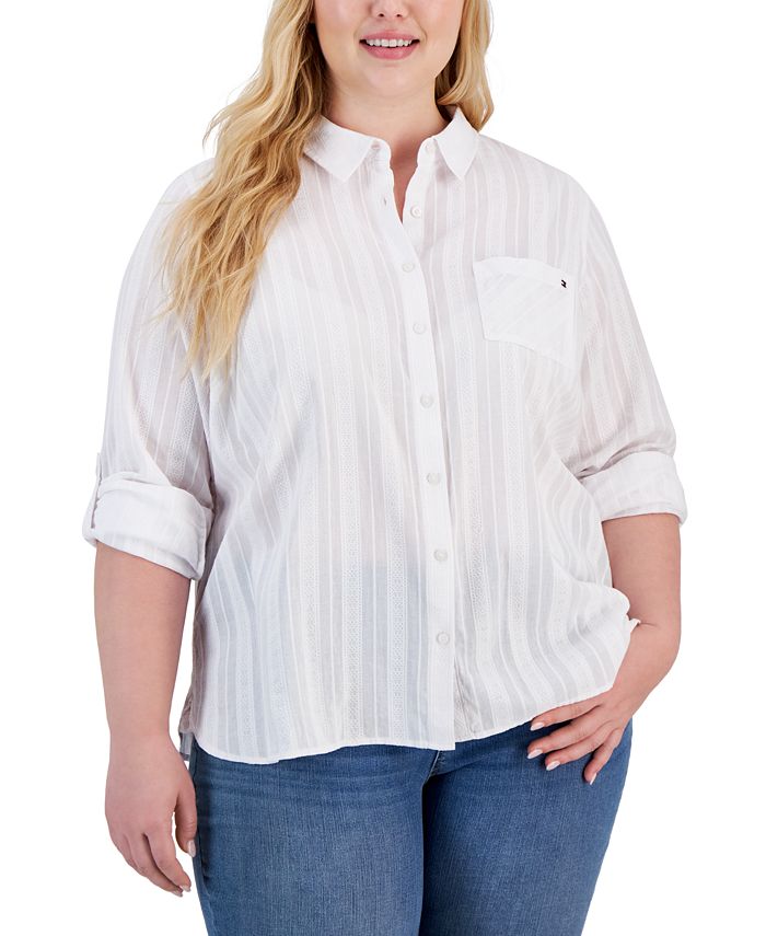 Macy's plus size tommy online hilfiger