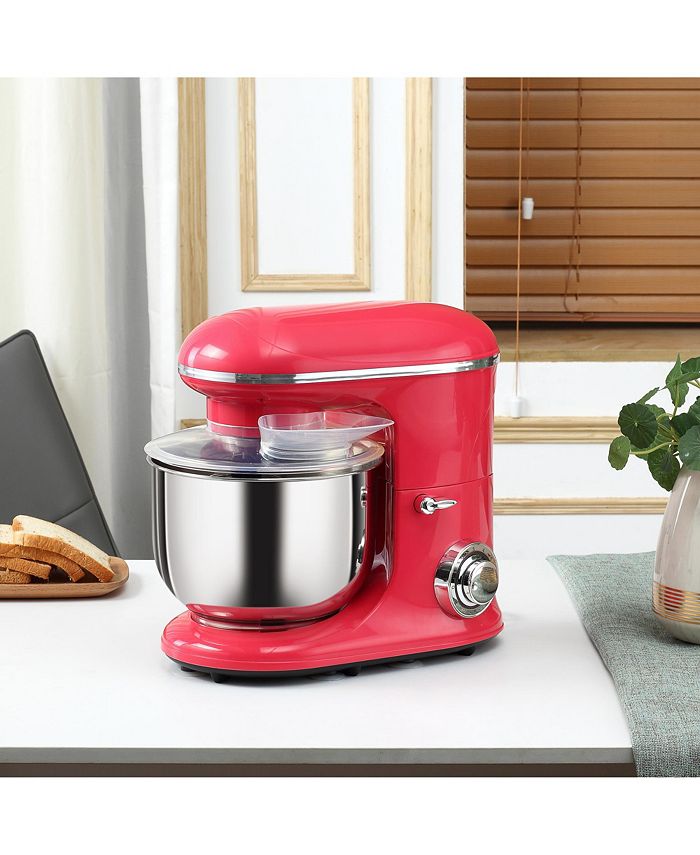 Stand Mixer with 6+1P Speed, 600W Tilt Head Kitchen Electric