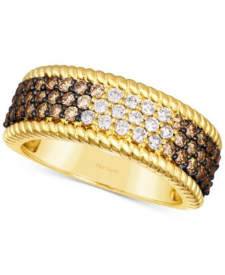 Le Vian - Chocolate Ombr&eacute; Diamond Band (7/8 ct. t.w.) in 14k Gold