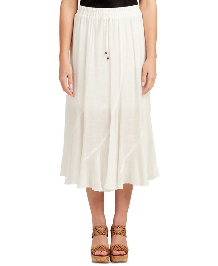BCX Juniors' Spliced PullOn Drawstring Midi Skirt Macy's