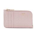 DKNY Grayson Polyurethane Trim and Lining Zip Cardcase Wallet