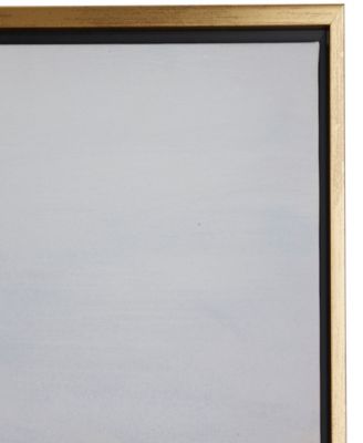 Canvas Landscape Framed Wall Art with Gold-Tone Frame Set of 3, 20" x 39"