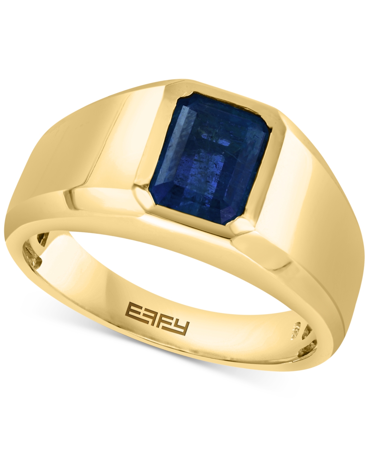 Effy Collection Effy Men's Sapphire Ring (2-3/8 Ct. T.w.) In 14k Gold