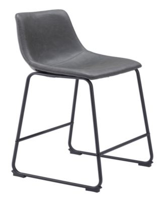 35" each, Set of 2 Steel, Polyurethane Smart Counter Chair