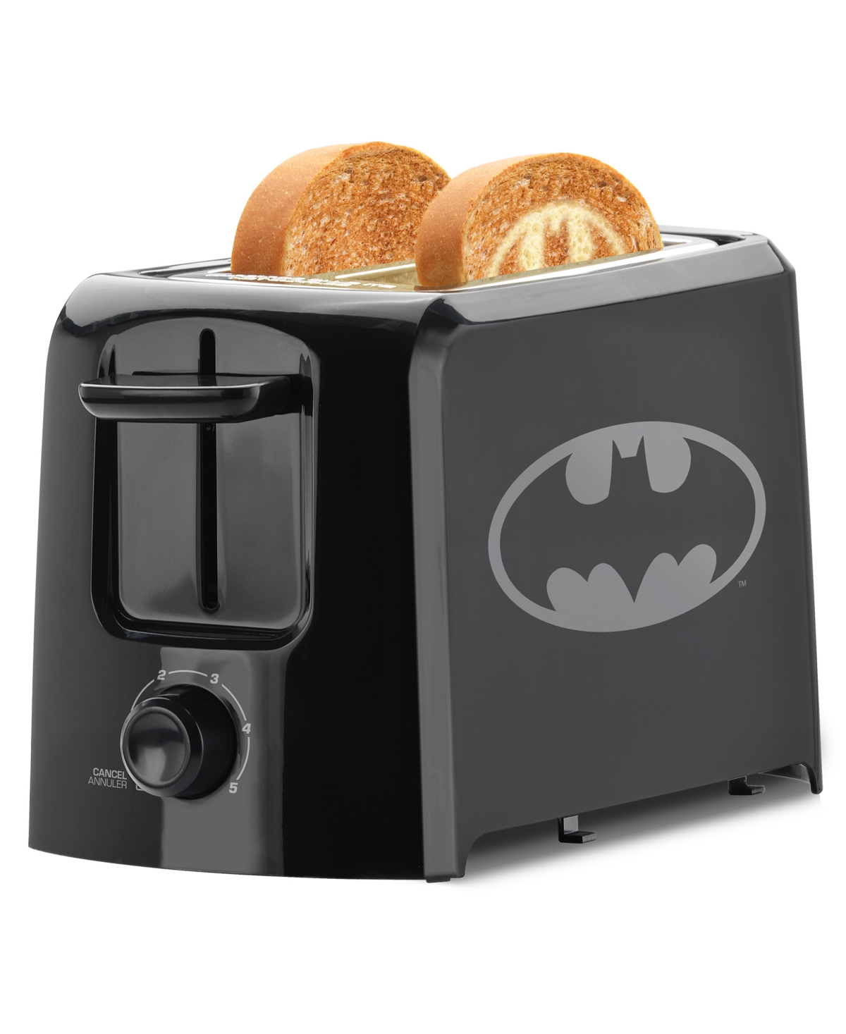Dc Comics Batman 2 Slice Toaster In Black