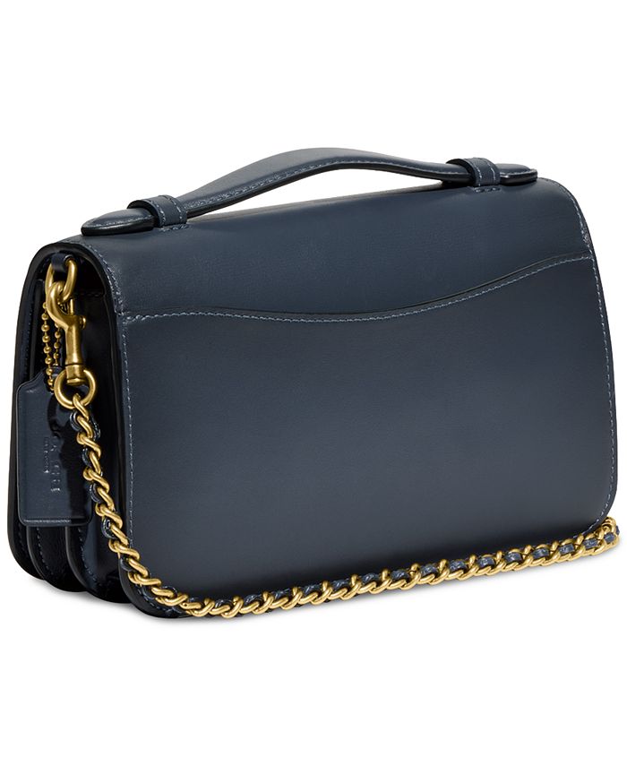 COACH Bea Mini Leather Snap Closure Crossbody Macy's