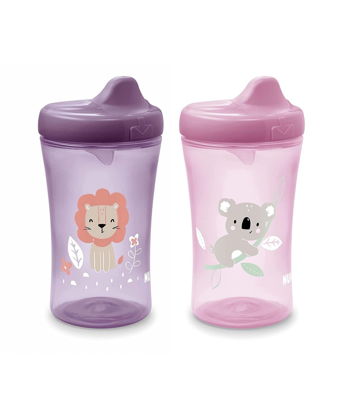 Nuk Advanced Hard Spout Toddler Sippy Cup, 10 Oz, 2 Pack, Girl In Assorted Pre Pack