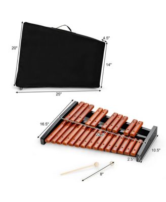 25 Note Xylophone Wooden Percussion Educational Instrument