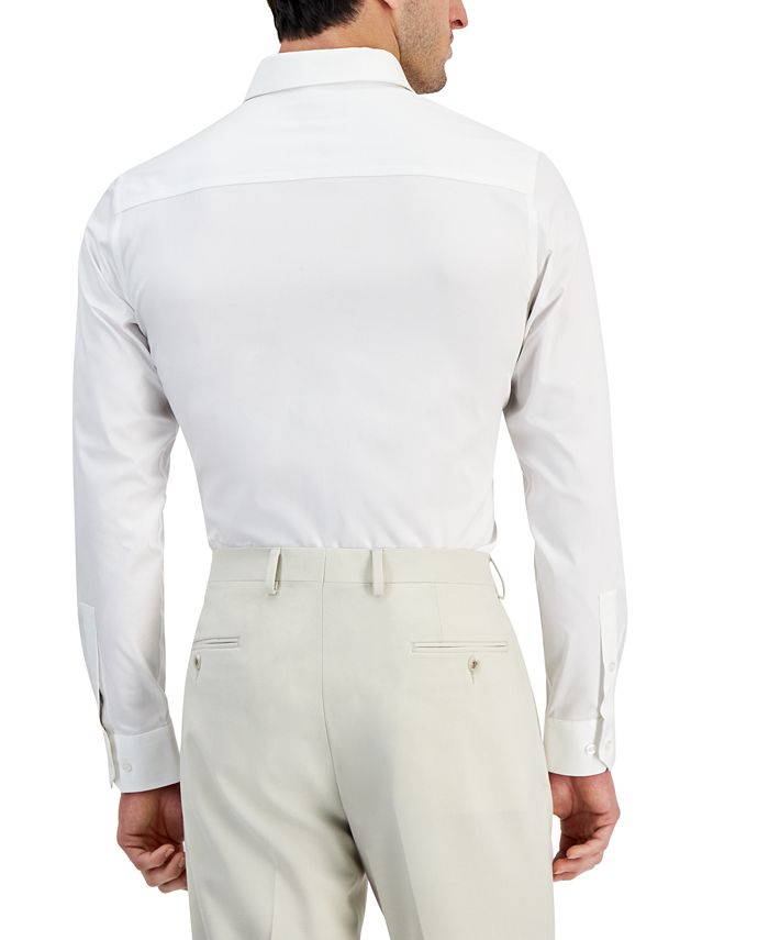 Alfani Men's Slim-Fit Temperature Regulating Solid Dress Shirt, Created ...