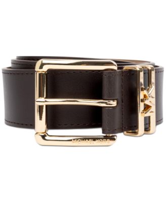 Women's Genuine Leather Logo Belt