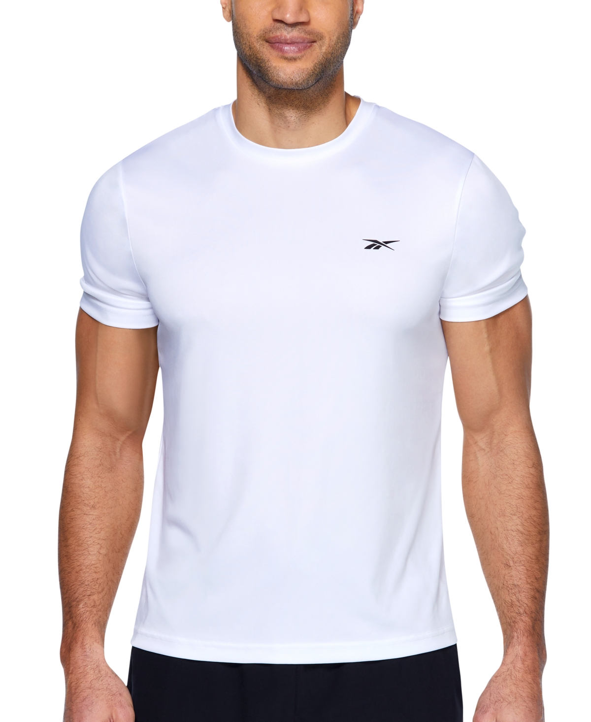 Reebok Men's Short-sleeve Swim Shirt In White