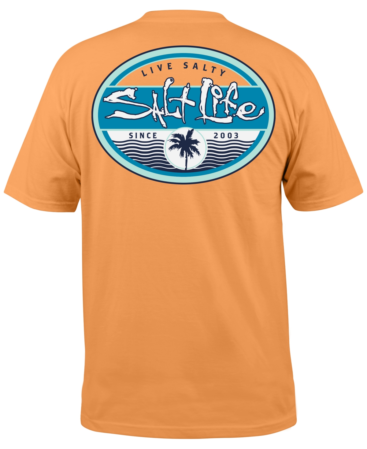 Men's Wavy Days Short-Sleeve Logo T-Shirt - Mock Orange