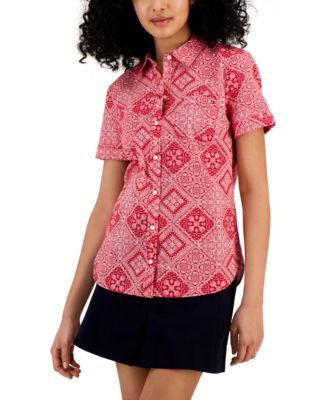 macy's tommy hilfiger women's shirts