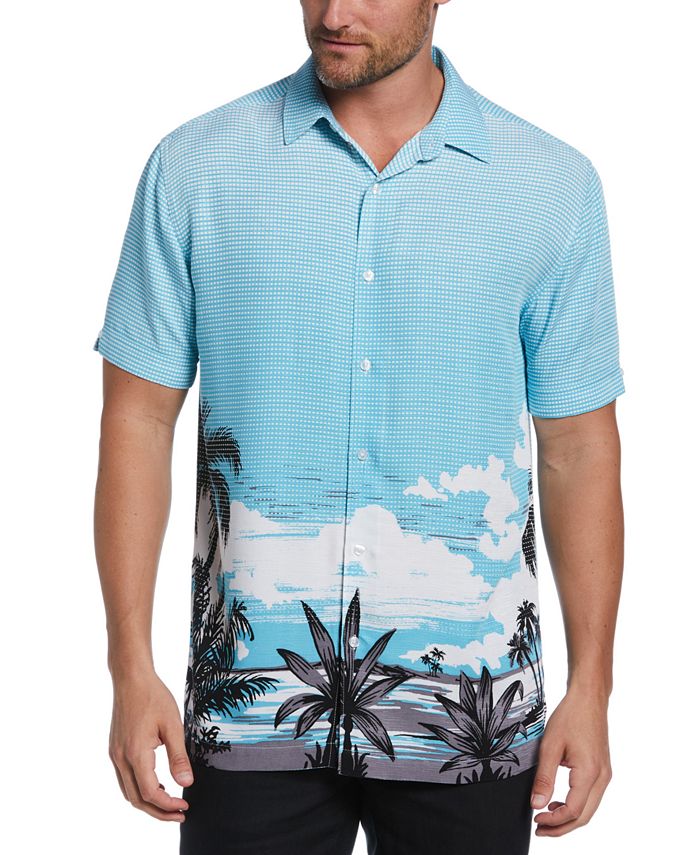 Cubavera Men's No-Button Polo Shirt - Macy's