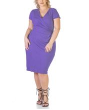 Macy's purple dress plus size new arrivals