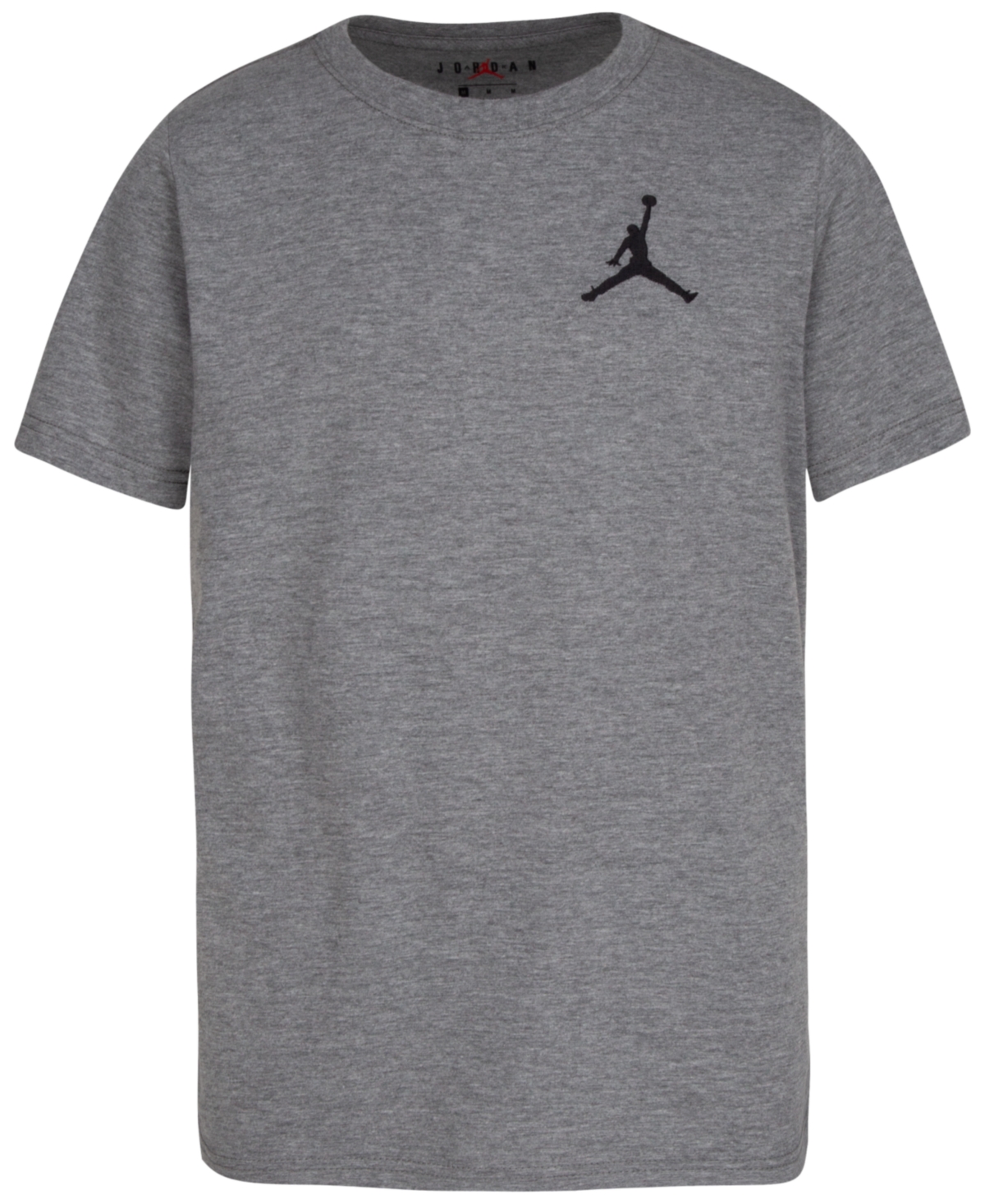 Jordan Big Boys Jumpman Air Short Sleeve T-shirt In Carbon Heather