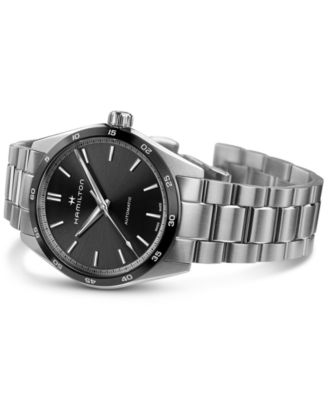 Women's Swiss Automatic Jazzmaster Performer Stainless Steel Bracelet Watch 38mm