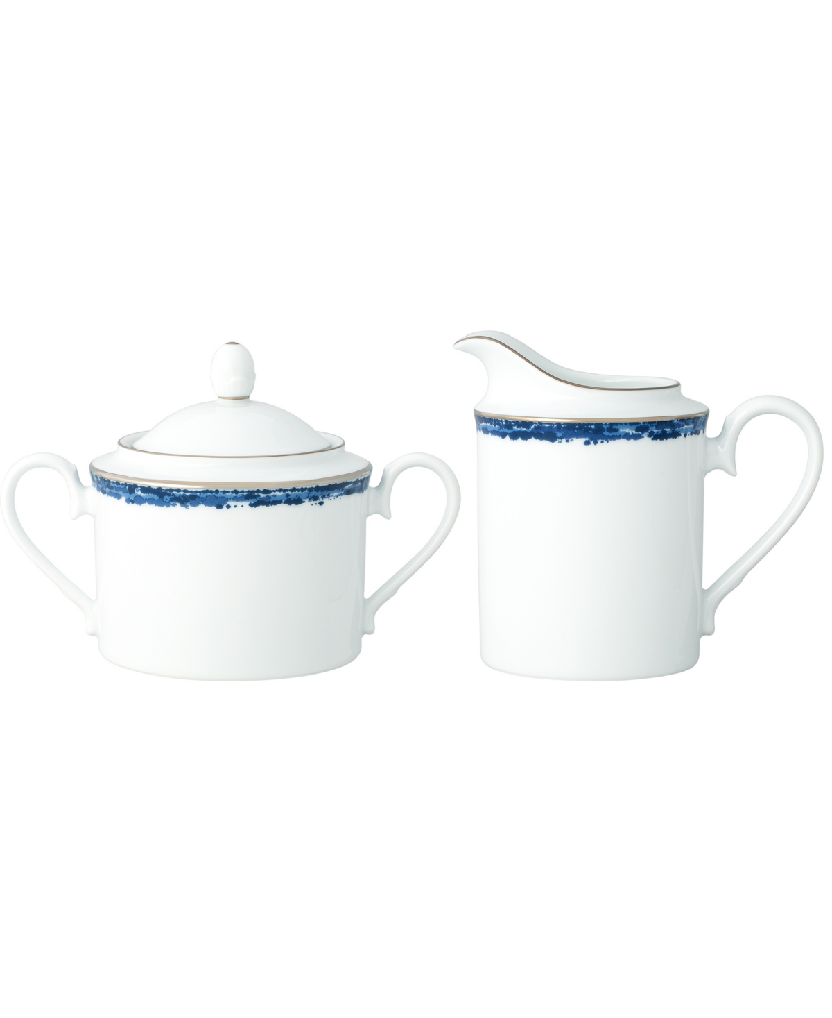 Noritake Rill Sugar And Creamer, Set Of 2 In Blue