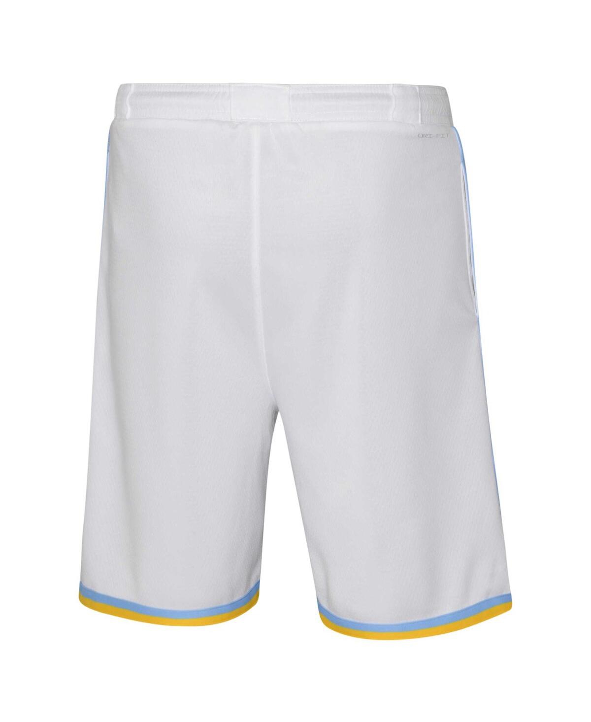 Big Boys and Girls NikeLos Angeles Lakers Hardwood Classics Swingman Shorts - White