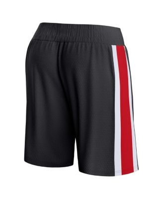 Men's Black Toronto Raptors Referee Iconic Mesh Shorts