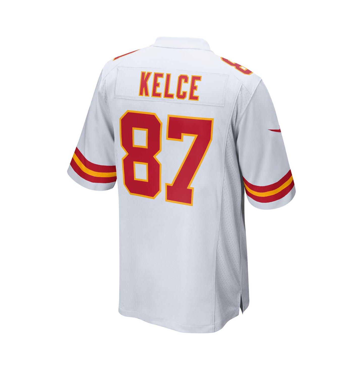 Мужской топ Nike Travis Kelce Kansas City Chiefs Game Jersey, цвет: Белый — фото 3