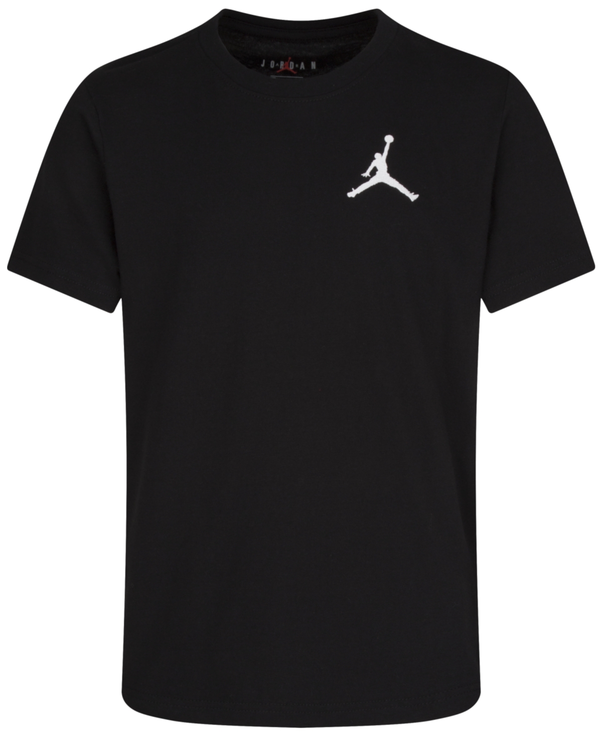 Jordan Big Boys Jumpman Air Short Sleeve T-shirt In Black