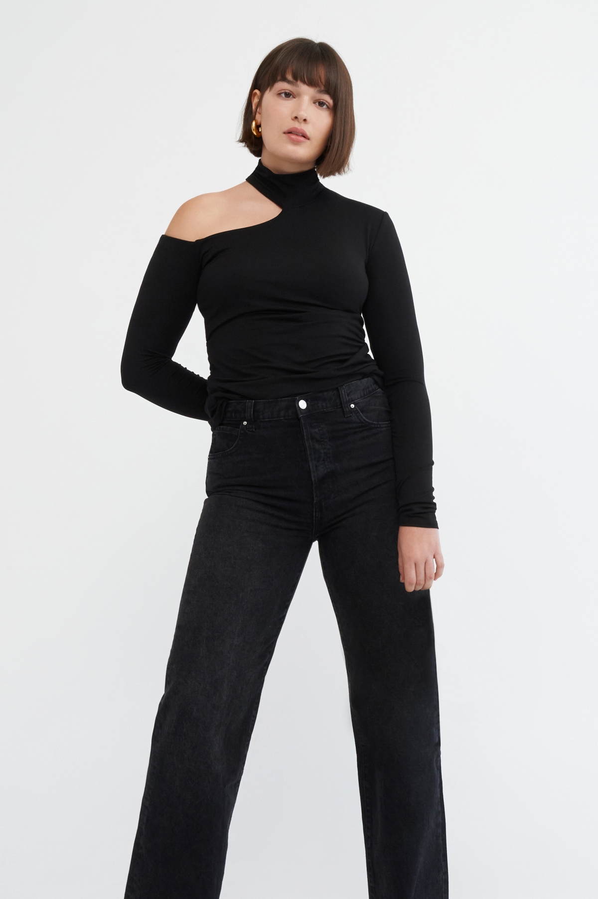 Plus Size Evan Top - Black