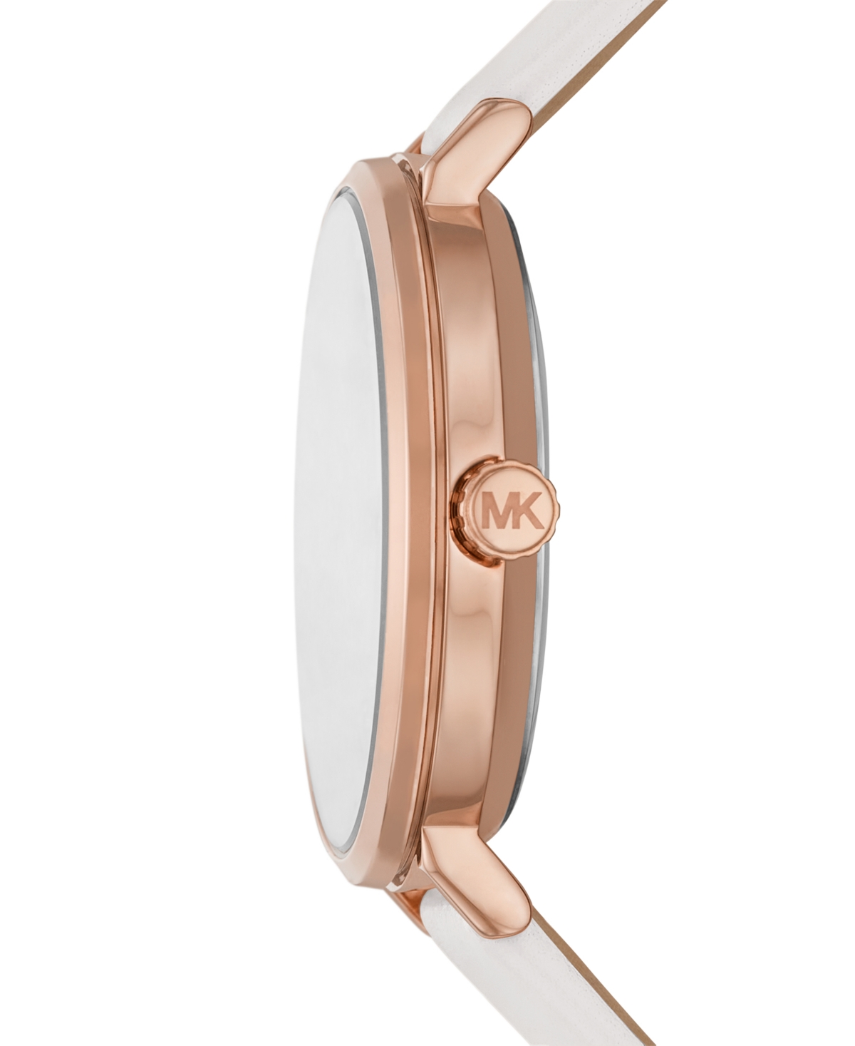 Shop Michael Kors Women's Addyson Quartz Three-hand White Leather Watch 40mm