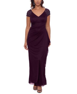 Xscape Plum Bridesmaid Dresses