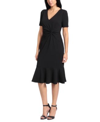 Petite Twisted Sheath Dress