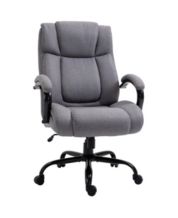  Executive Office Chair, Ergonomic Home Office Desk Chair  Adjustable Managerial Chairs Rolling Swivel Task Chair Lumbar Support High  Back PU Leather Chair with Arms and Wheels, Chocolate : Office Products