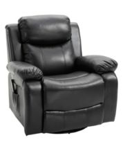 Slickblue Adjustable Executive Office Recliner Chair with High Back and Lumbar  Support-Black