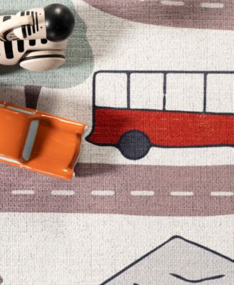 Felix Chalea Kids Town Washable Area Rug