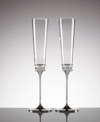 new york Set of 2 Grace Avenue Toasting Flutes