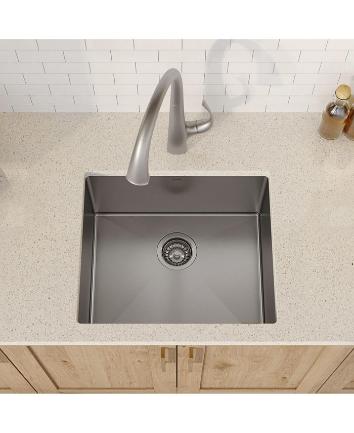 Kraus Standart PRO 21 in. 16 Gauge Undermount Single Bowl Stainless