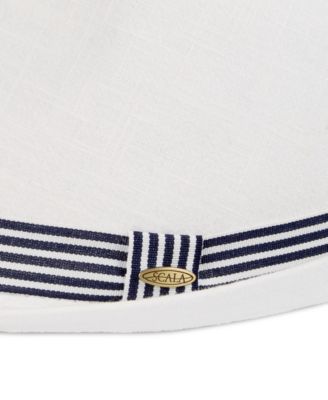 Men's Striped Band Fedora