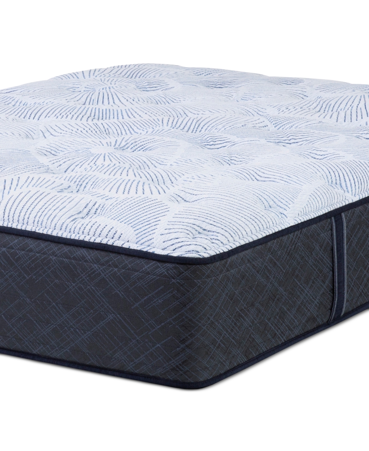 Serta Perfect Sleeper Blue Lagoon Night 13.5" Medium Mattress Set-twin