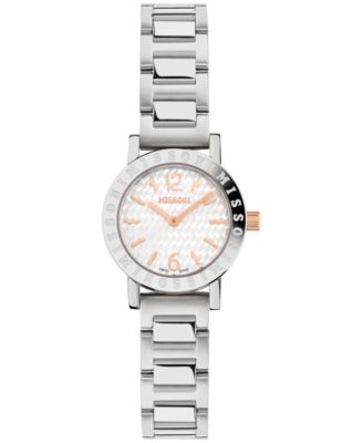 Missoni - Women's Swiss Estate Stainless Steel Bracelet Watch 27mm Gift Set