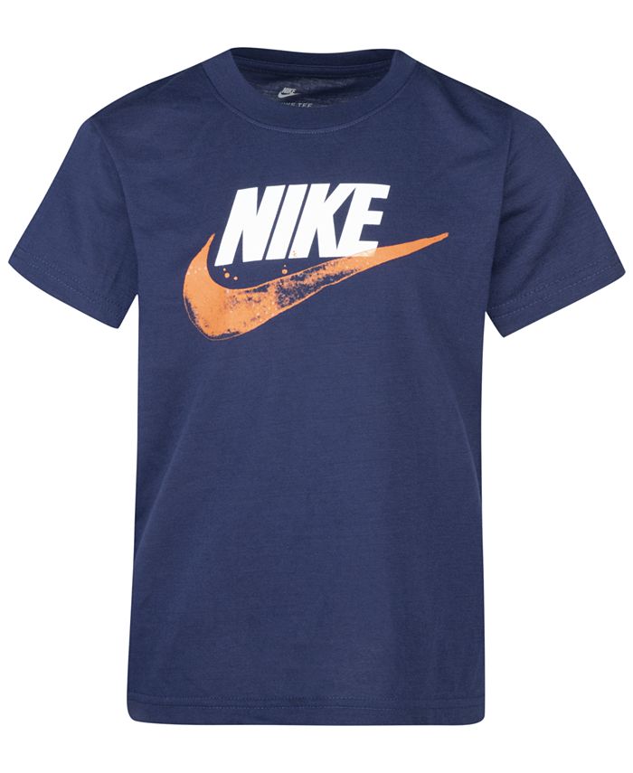 Nike Little Boys Watercolor Futura Short Sleeve T-shirt - Macy's
