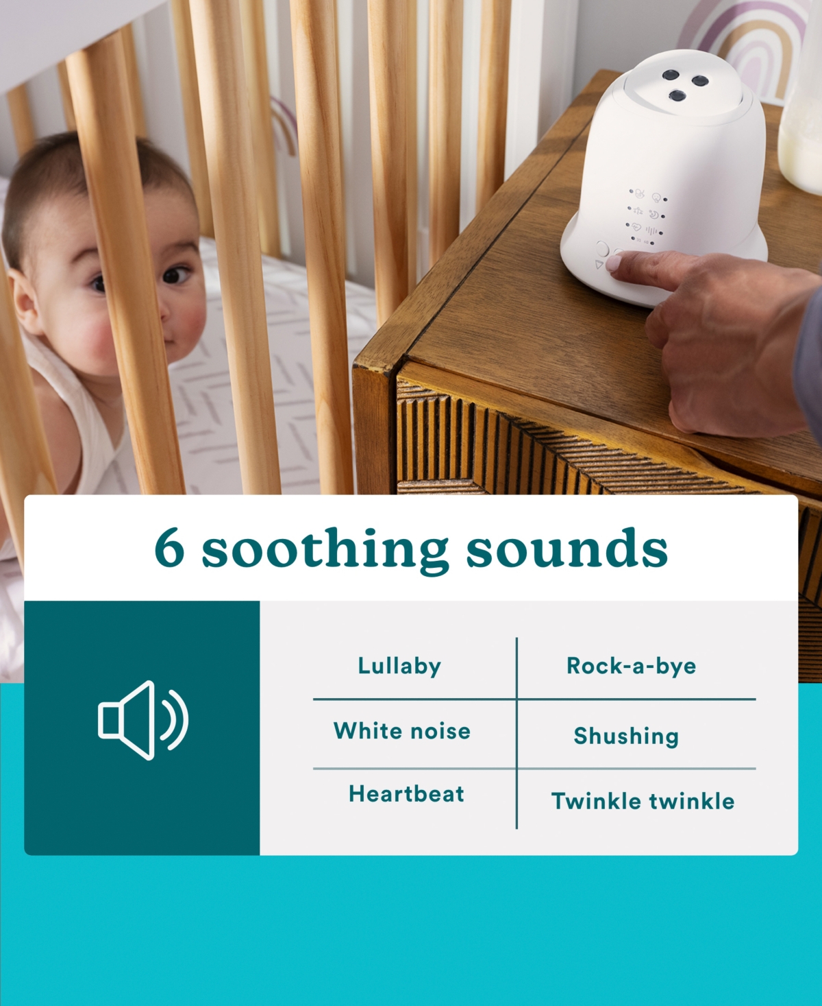 Shop Homedics Soundspa Lullaby Baby Speaker & Projector In White