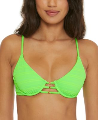 Becca - Women's Coast Textured Underwire Bikini Top