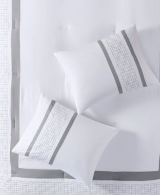 Powell Embroidered 8 Piece Comforter Set, Queen