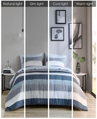 Jaxon Wide Stripe 5-Pc. Comforter Set, Twin