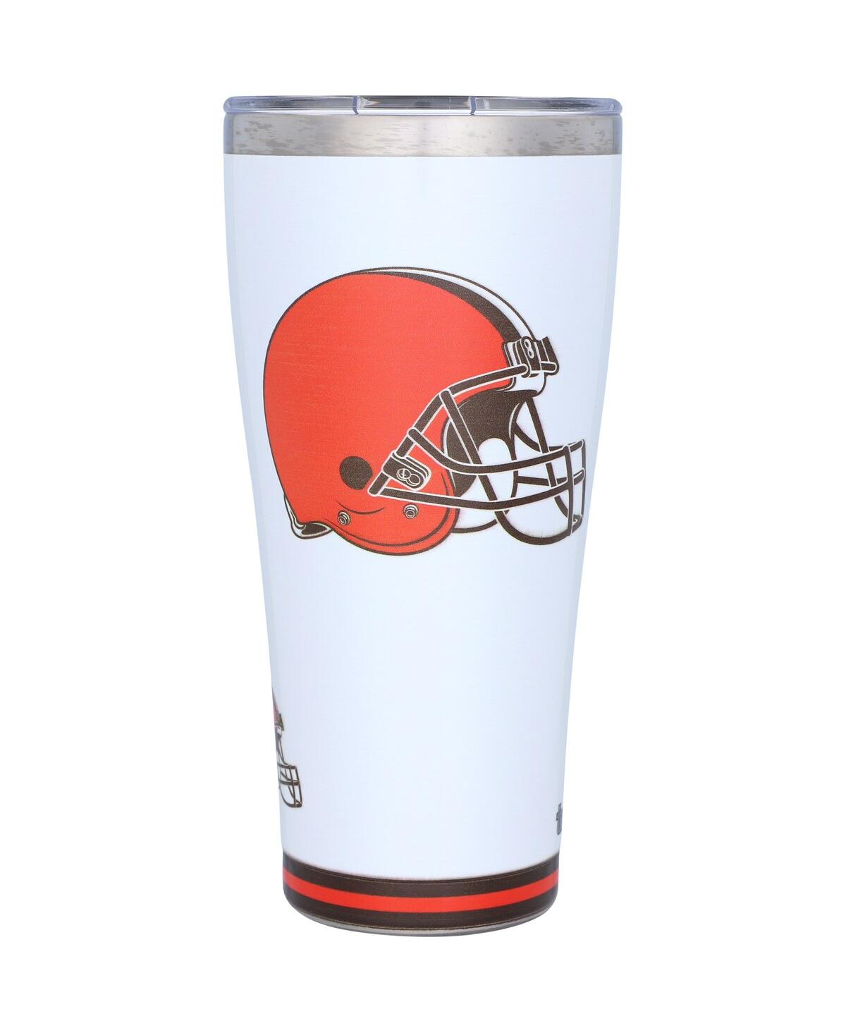 Tervis Tumbler Cleveland Browns 30 oz Arctic Stainless Steel Tumbler In White
